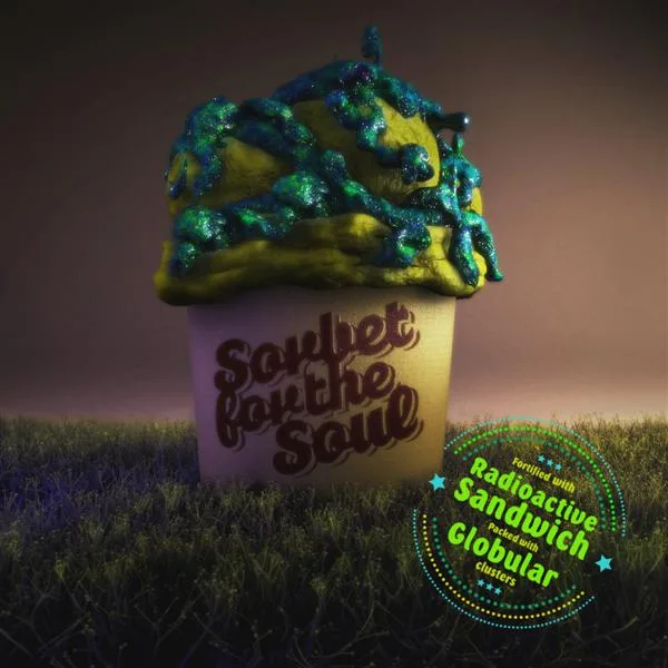 Official album cover art for the release Sorbet for the Soul by Radioactive Sandwich