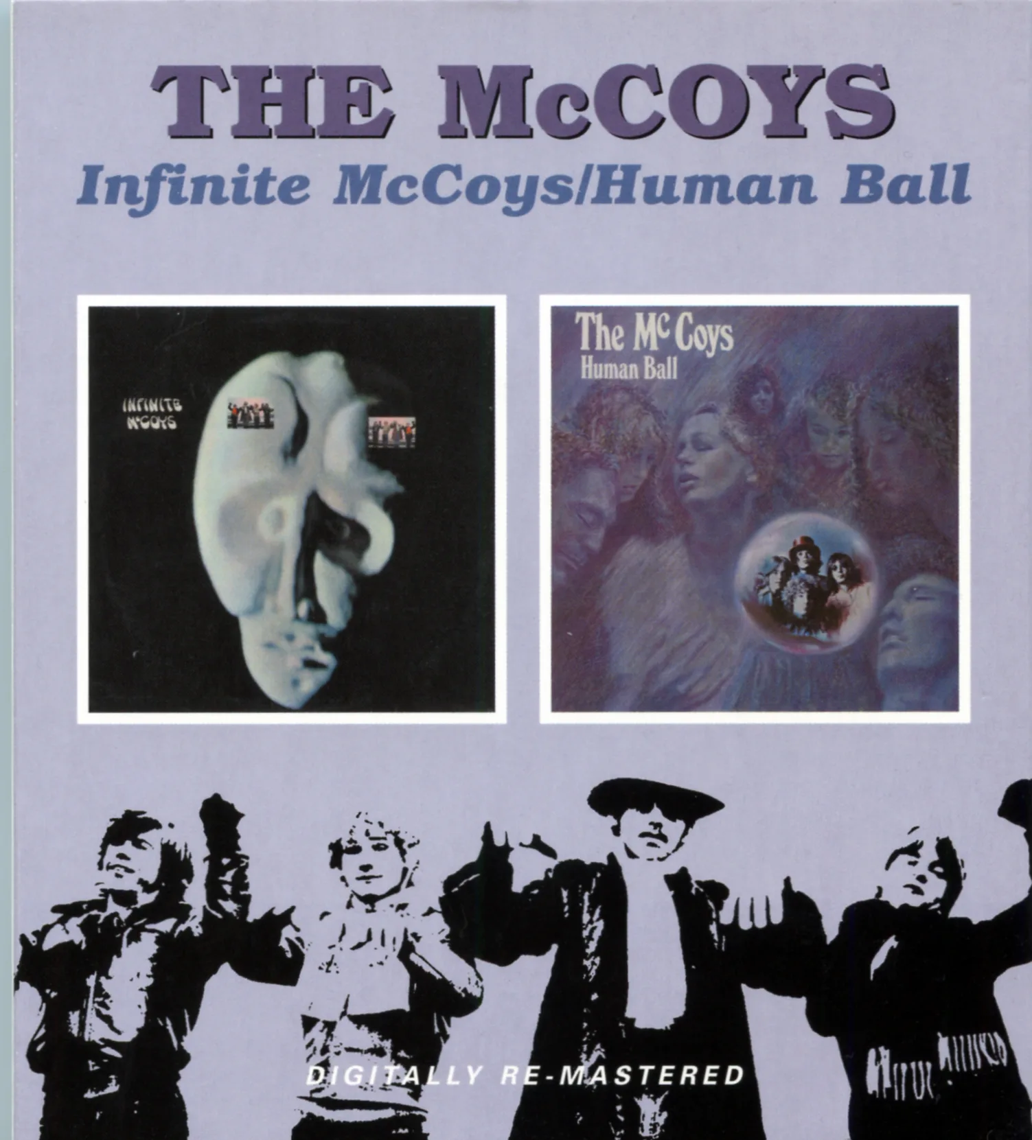 Official album cover art for the release Infinite McCoys / Human Ball by The McCoys