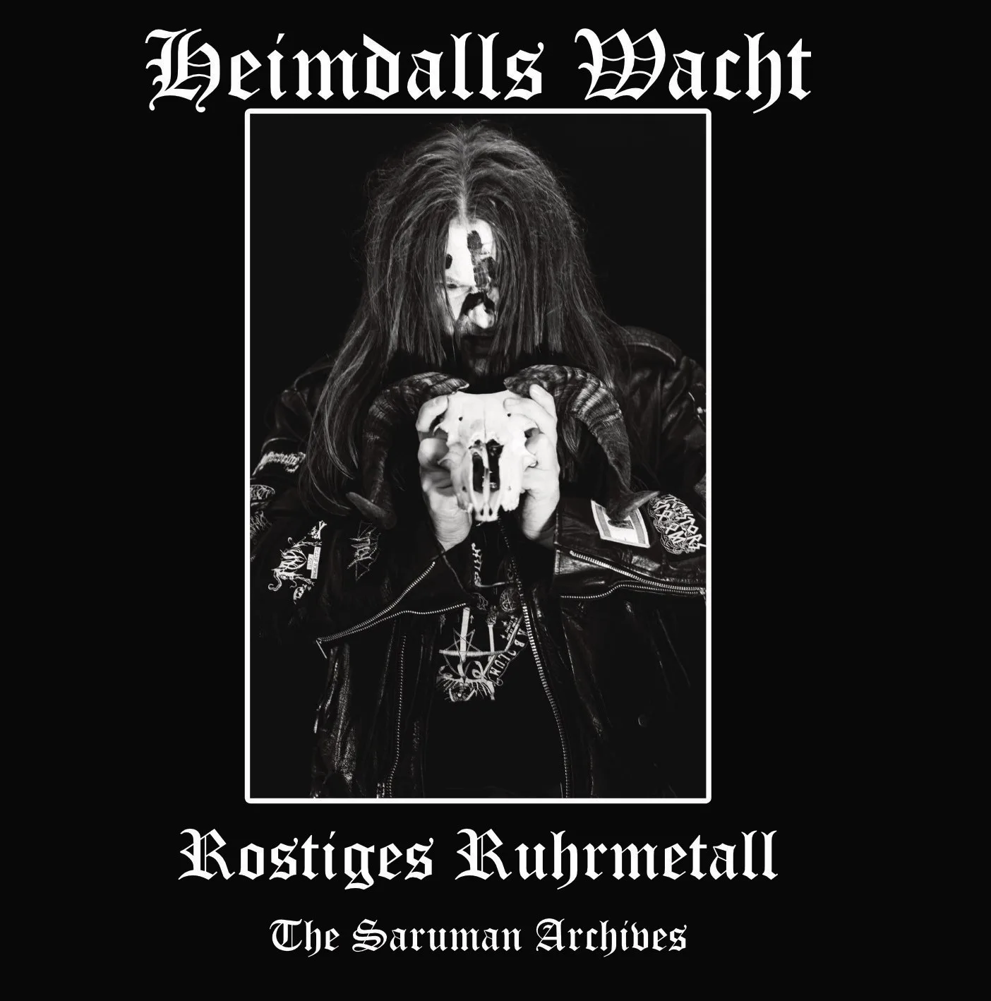 Official album cover art for the release Rostiges Ruhrmetall - The Saruman Archives by Heimdalls Wacht