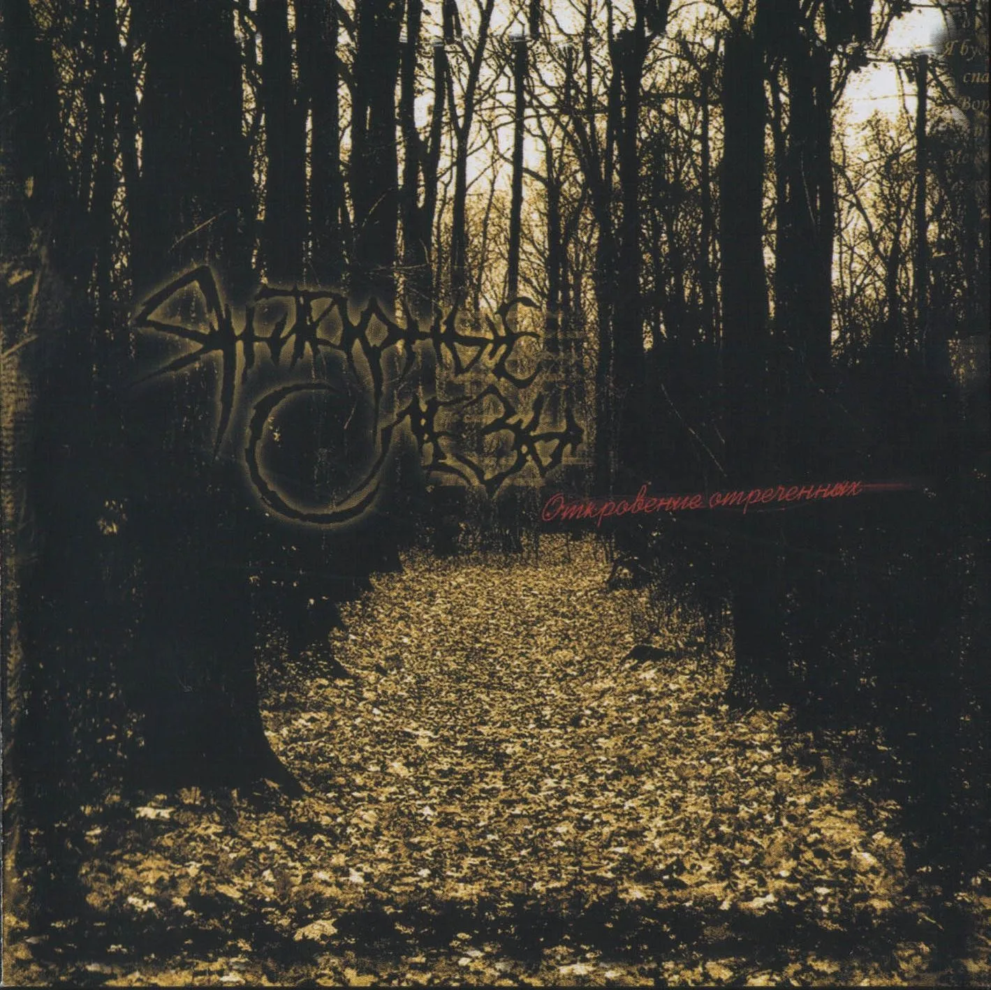 Official album cover art for the release Откровение отречённых by Янтарные слёзы