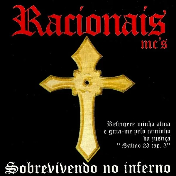 Official album cover art for the release Sobrevivendo no inferno by Racionais MC’s