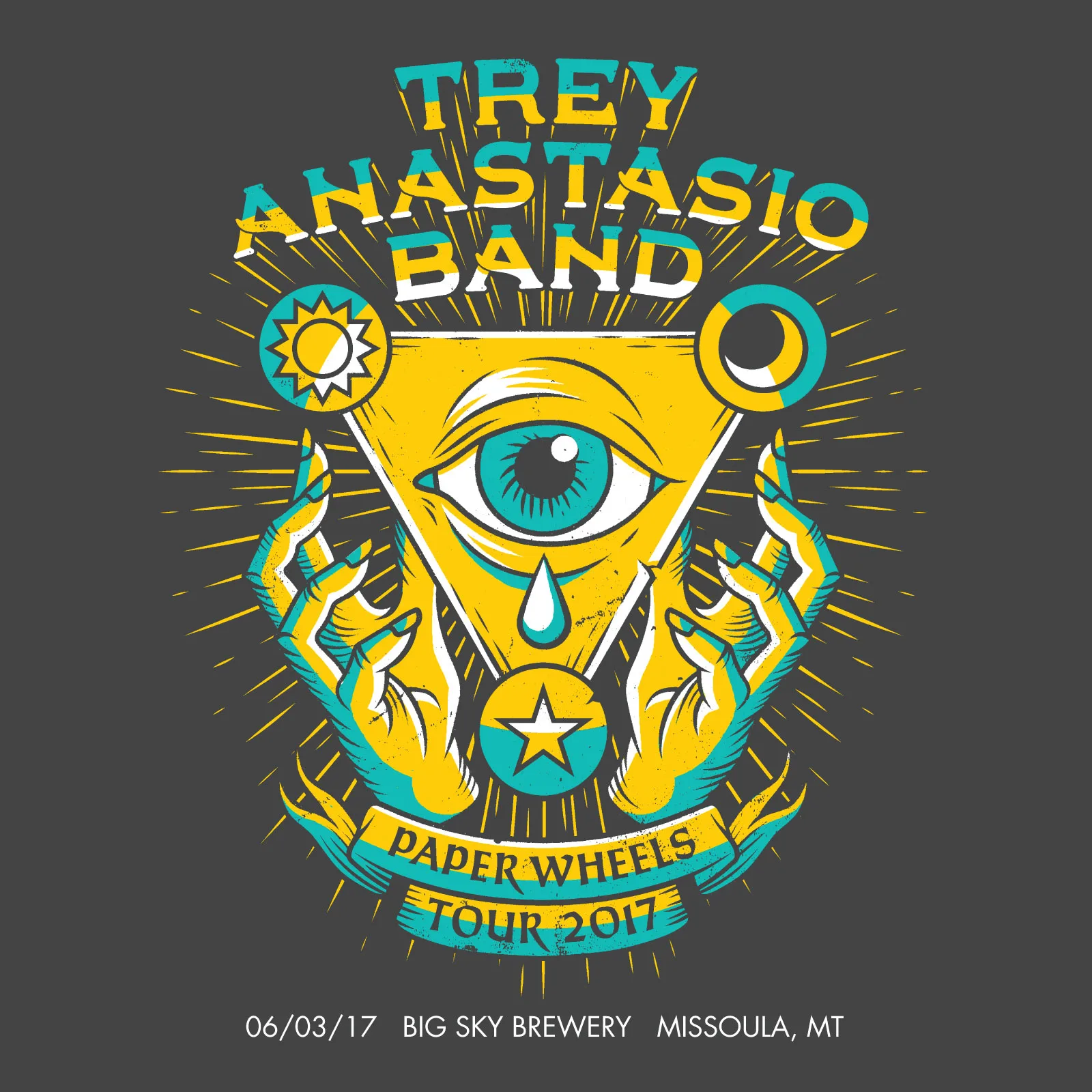 Official album cover artwork for 2017-06-03: Big Sky Brewing Company, Missoula, MT, USA by Trey Anastasio Band