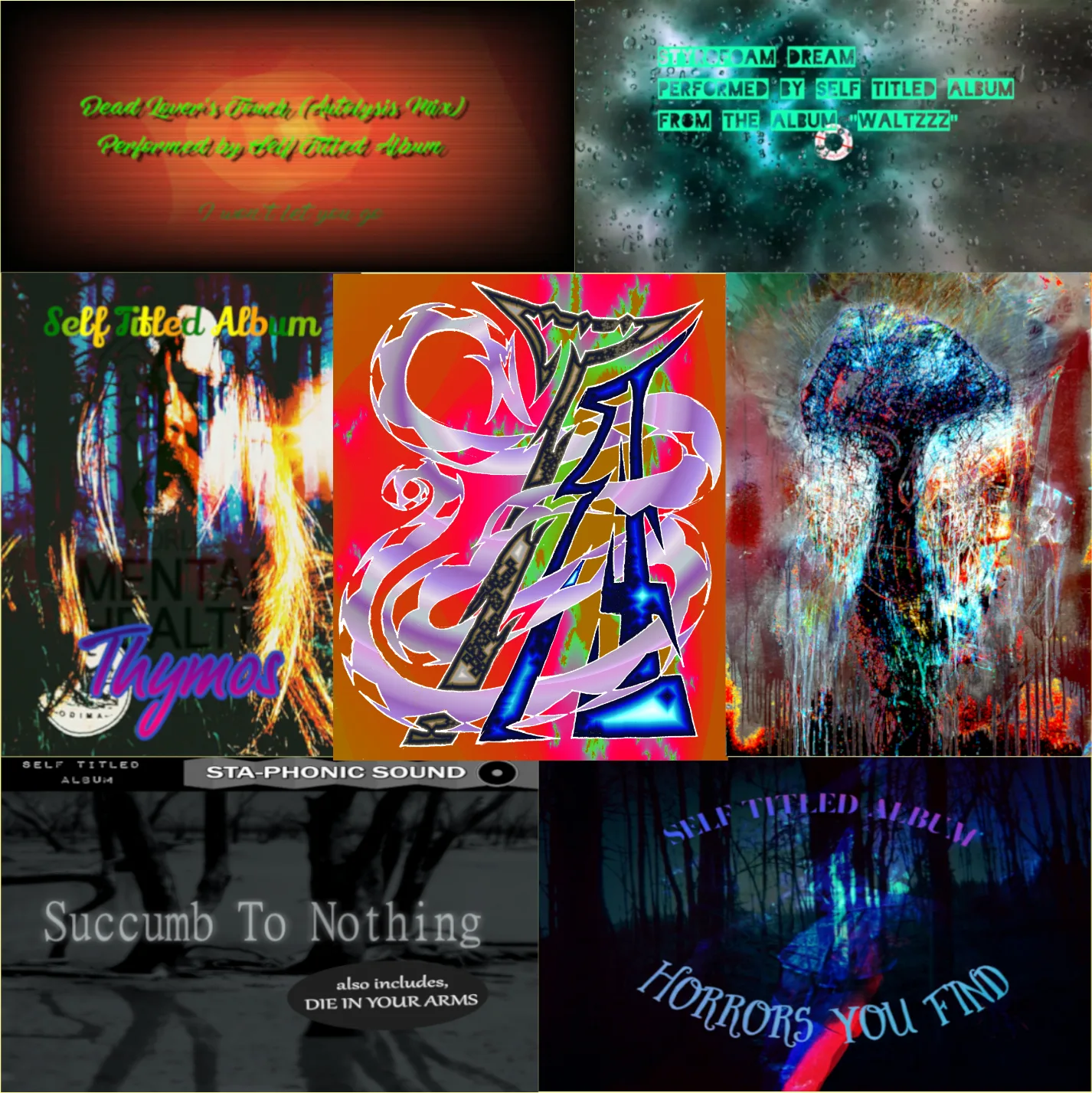 Official album cover art for the release Impromptu Compilation Album in the 1st by Self Titled Album