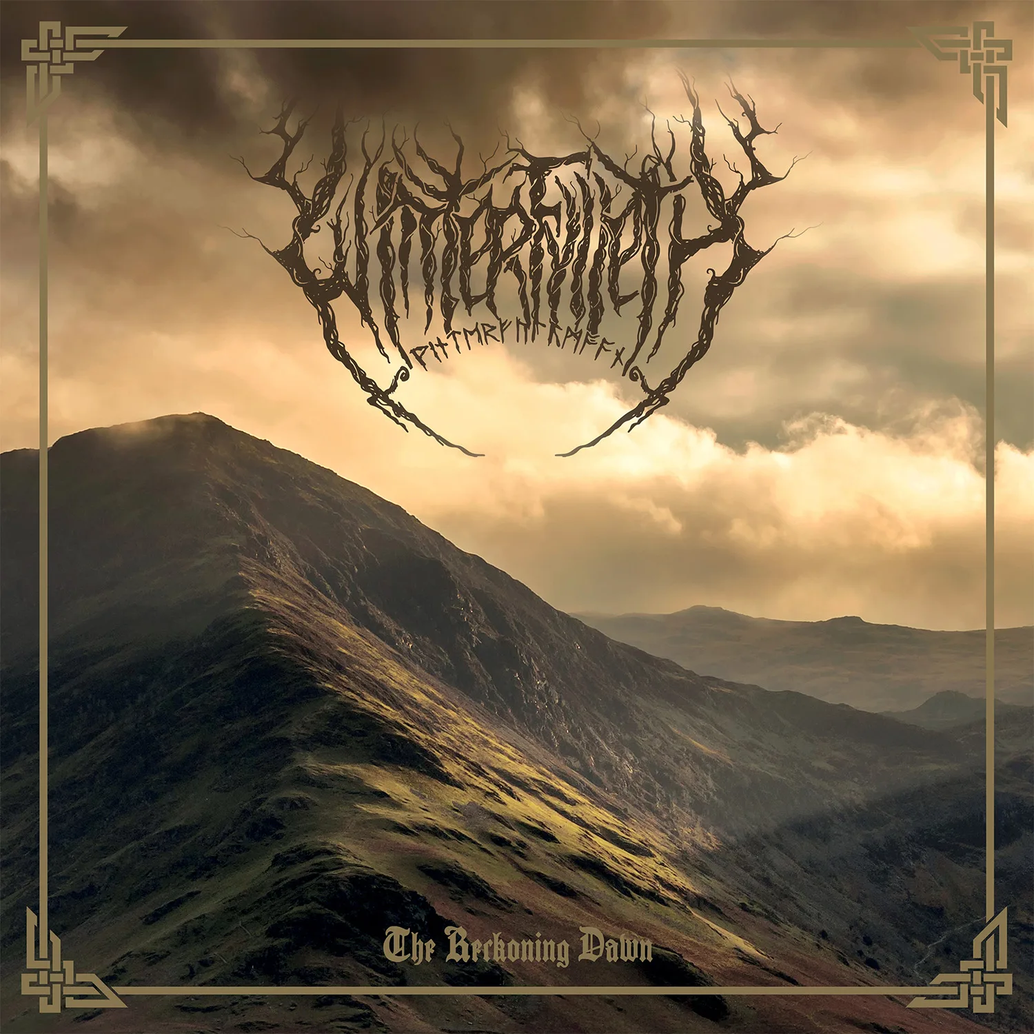 Official album cover art for the release The Reckoning Dawn by Winterfylleth