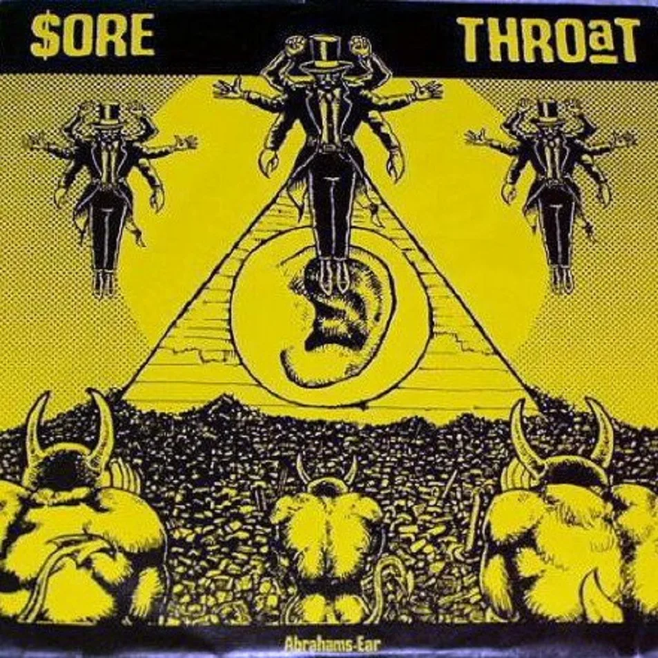 Official album cover art for the release Abrahams Ear by Sore Throat
