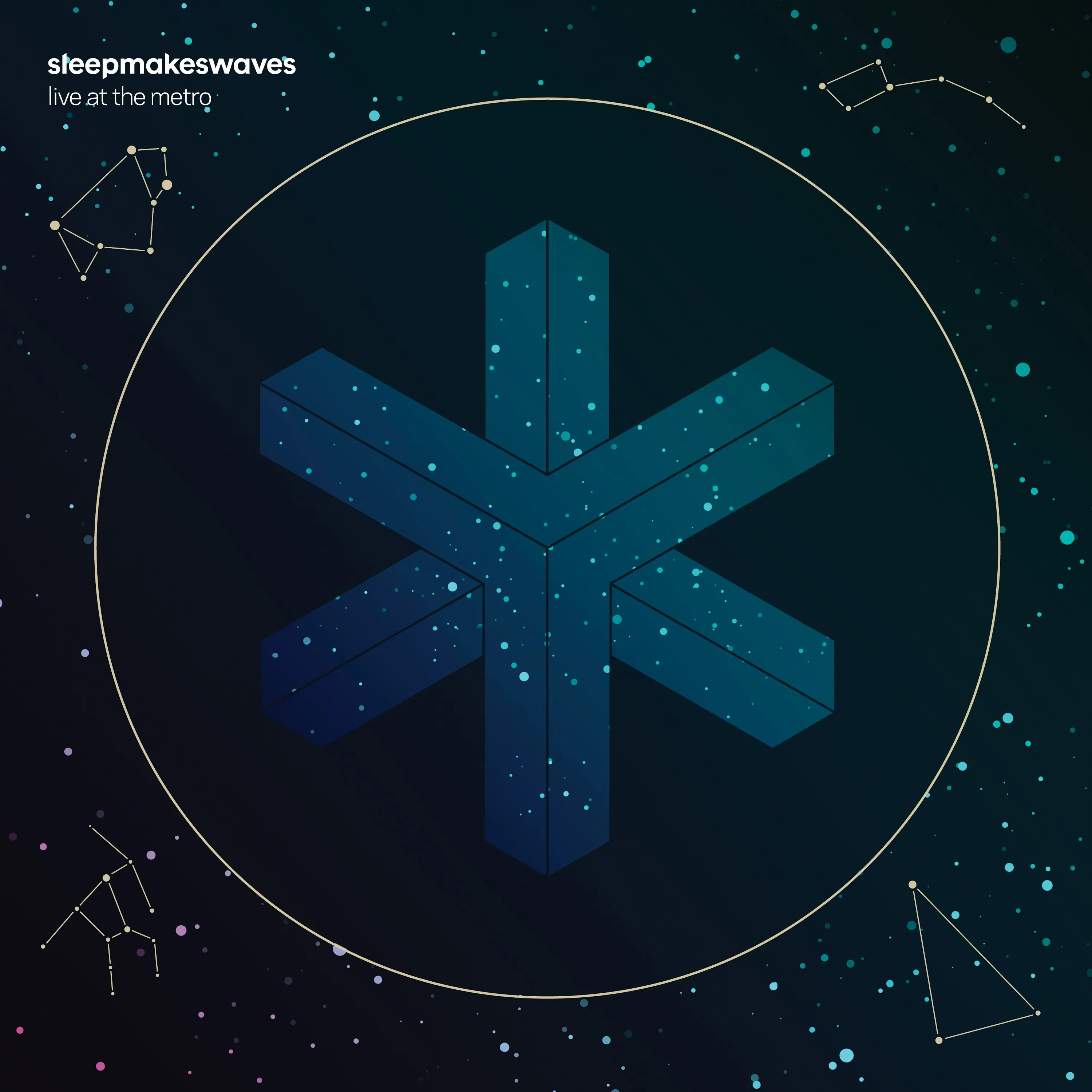 Official album cover art for the release Live at the Metro by sleepmakeswaves