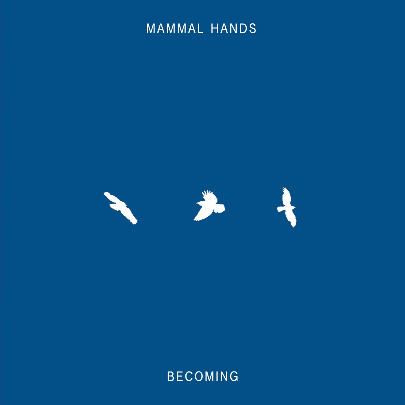 Official album cover art for the release Becoming by Mammal Hands