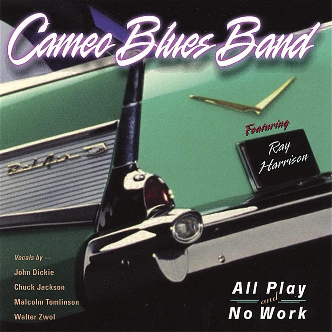 Official album cover art for the release All Play and No Work by Cameo Blues Band