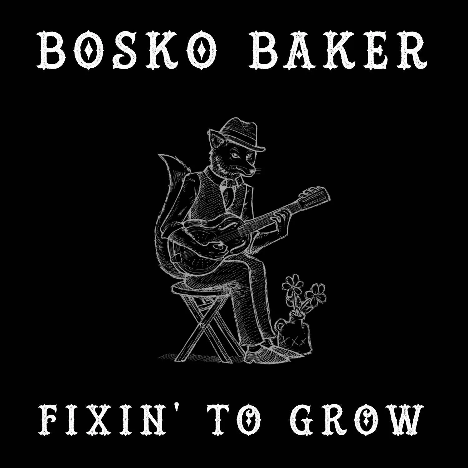 Official album cover art for the release Fixin' To Grow by Bosko Baker
