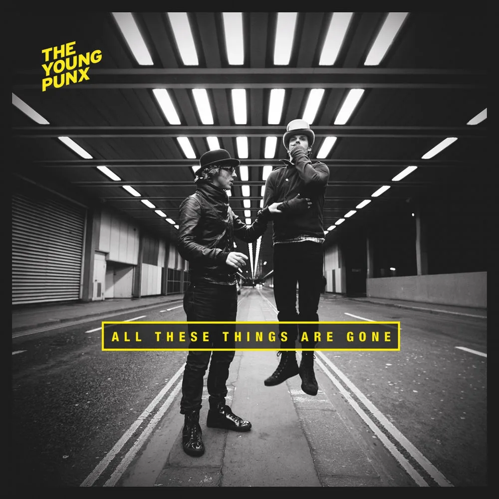 Official album cover art for the release All These Things Are Gone by The Young Punx