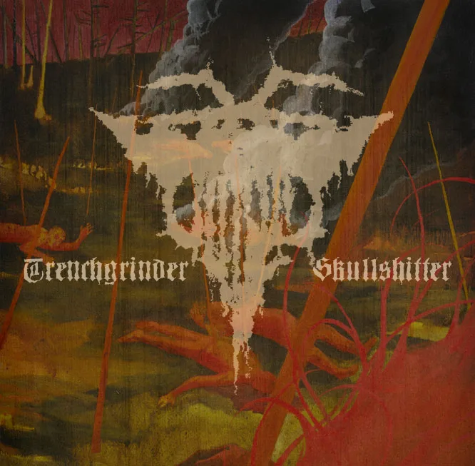 Official album cover art for the release Trenchgrinder / Skullshitter by Skullshitter