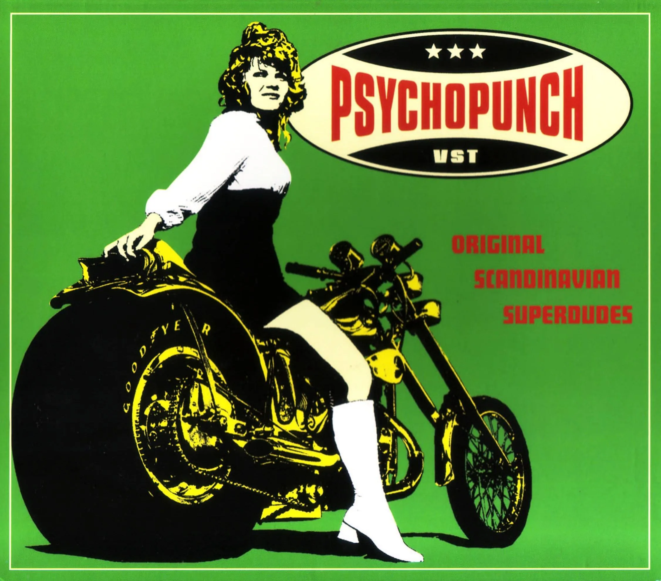 Official album cover art for the release Original Scandinavian Superdudes by Psychopunch