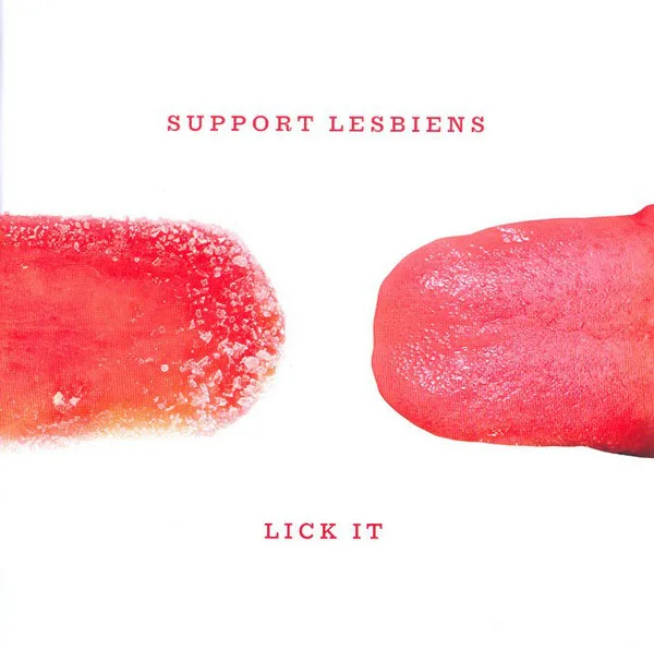 Official album cover art for the release Lick It by Support Lesbiens