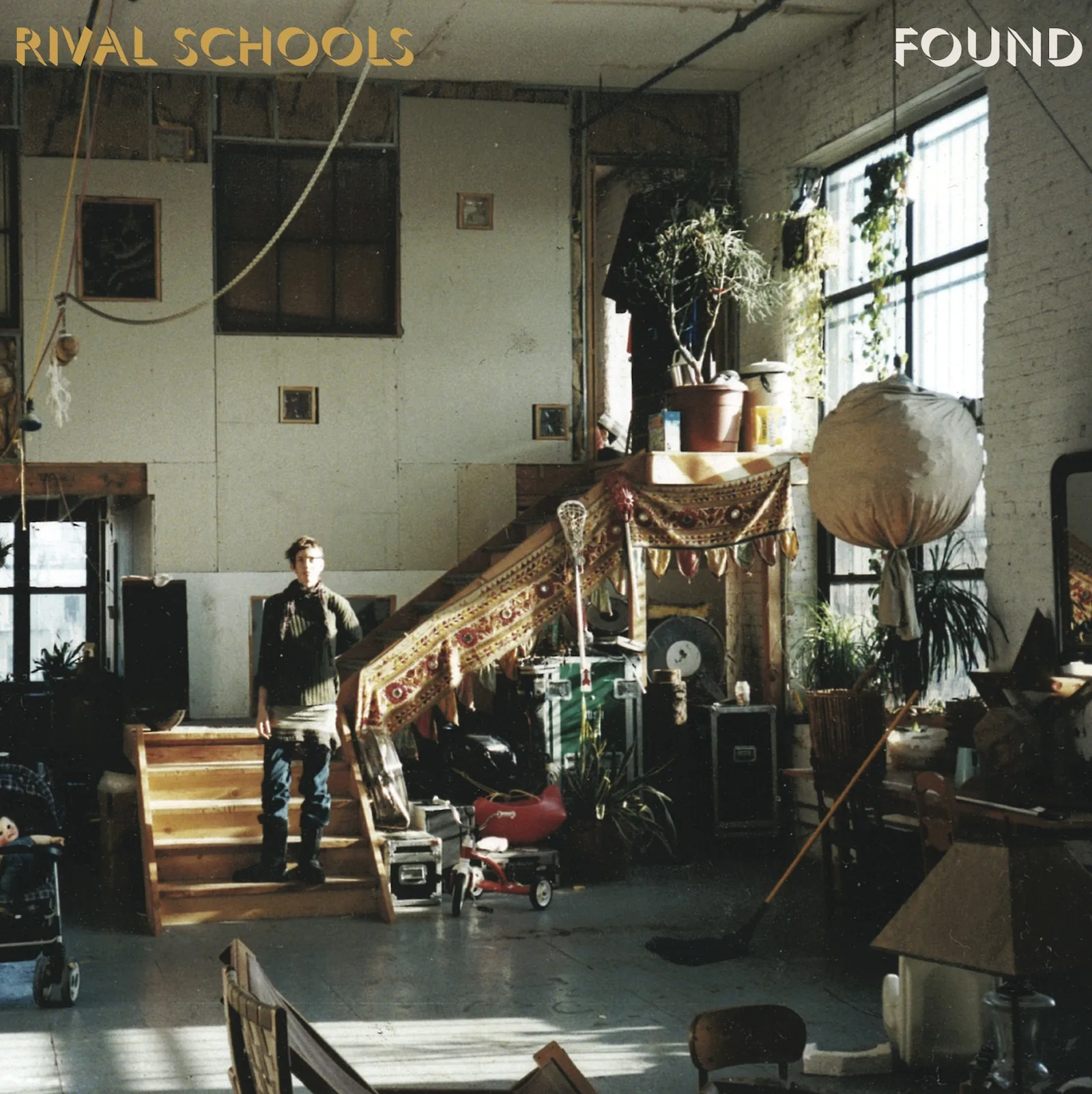 Official album cover art for the release Found by Rival Schools