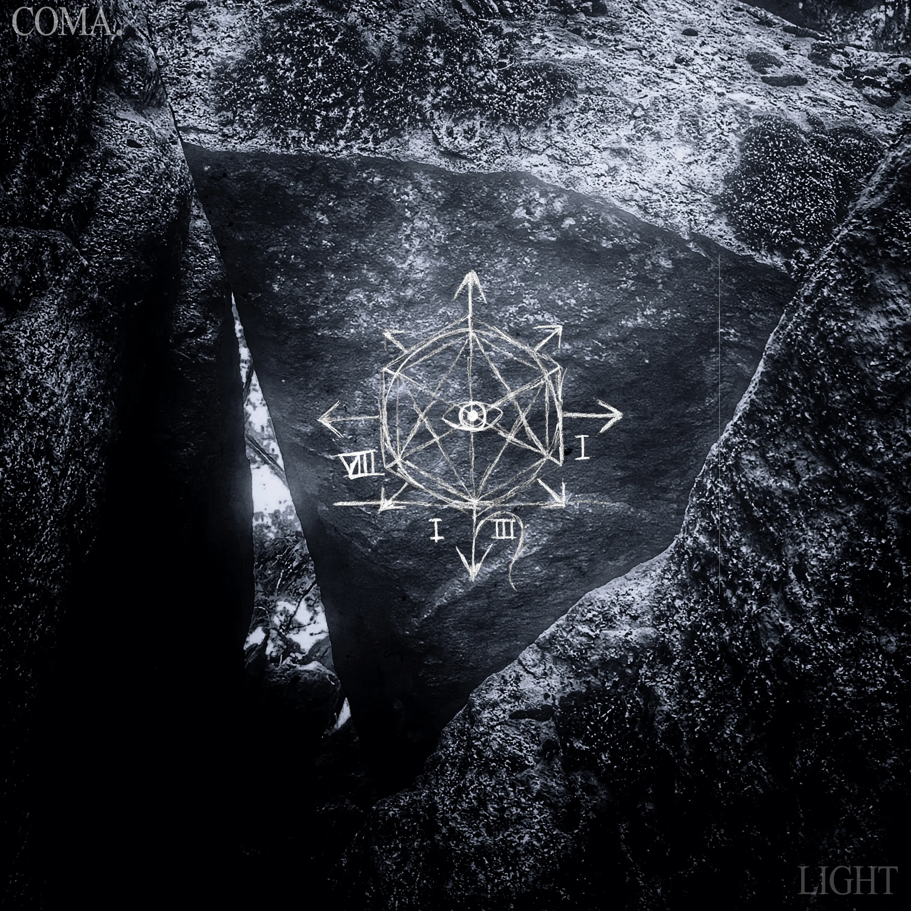 Official album cover art for the release Light by Coma.