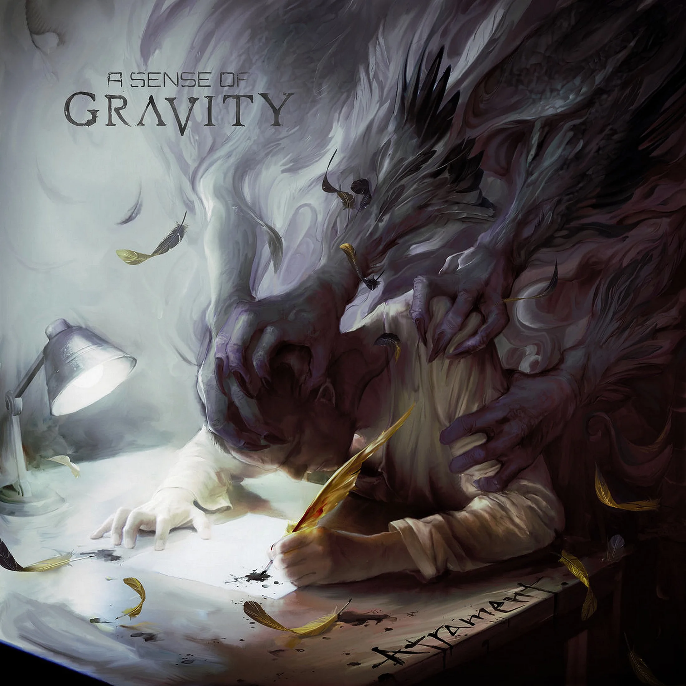 Official album cover art for the release Atrament by A Sense of Gravity