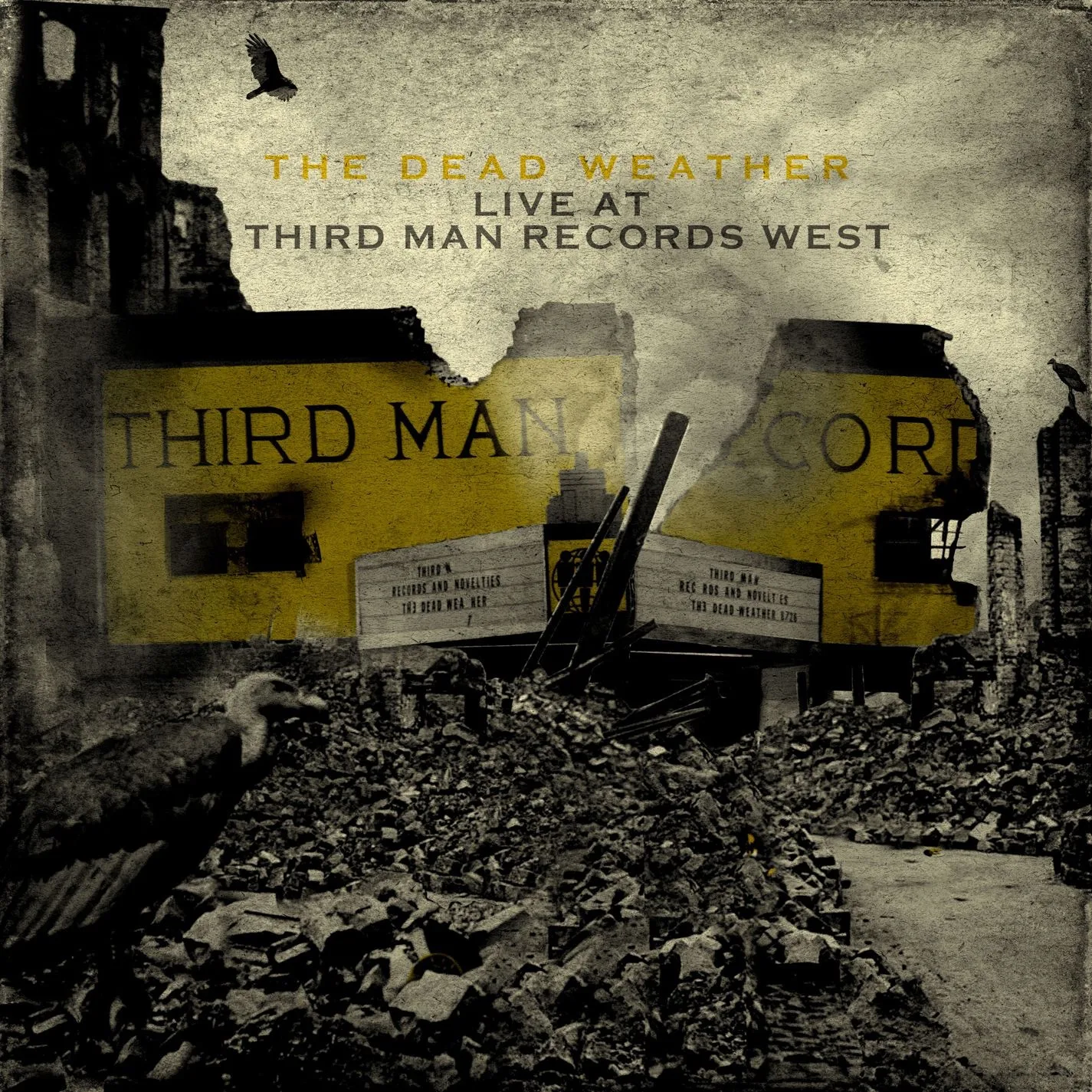 Official album cover art for the release Live at Third Man Records West by The Dead Weather