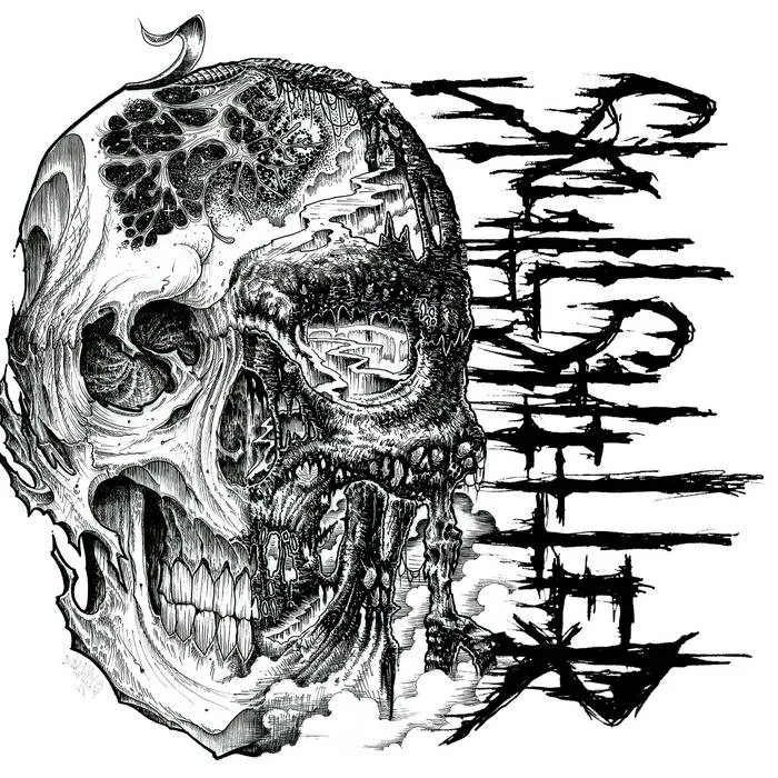 Official album cover art for the release Feral Laws by Skullshitter
