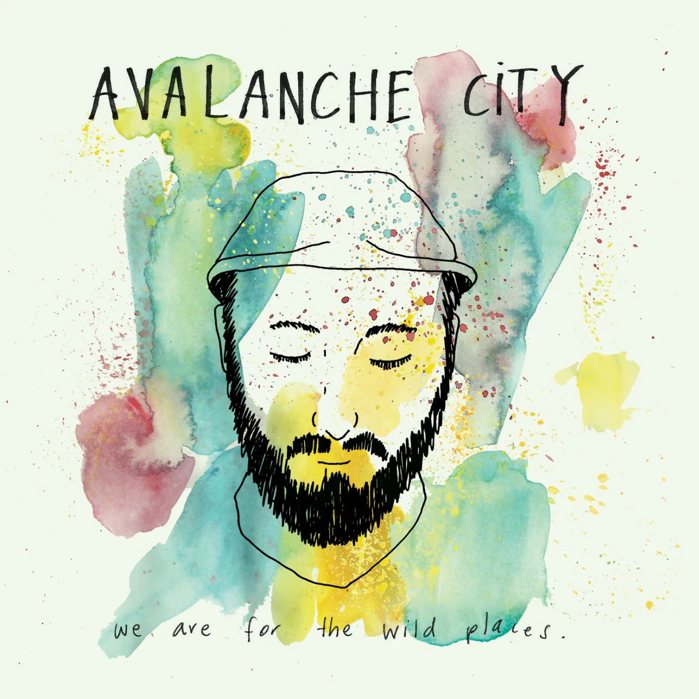 Official album cover art for the release We Are for the Wild Places by Avalanche City
