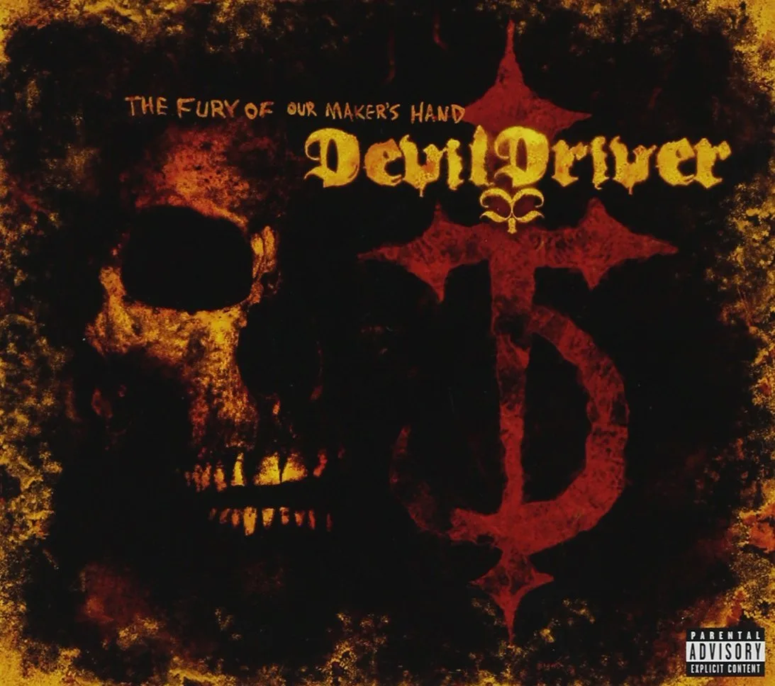 Official album cover art for the release The Fury of Our Maker’s Hand by DevilDriver