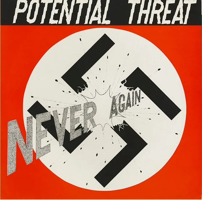 Official album cover art for the release Never Again by Potential Threat