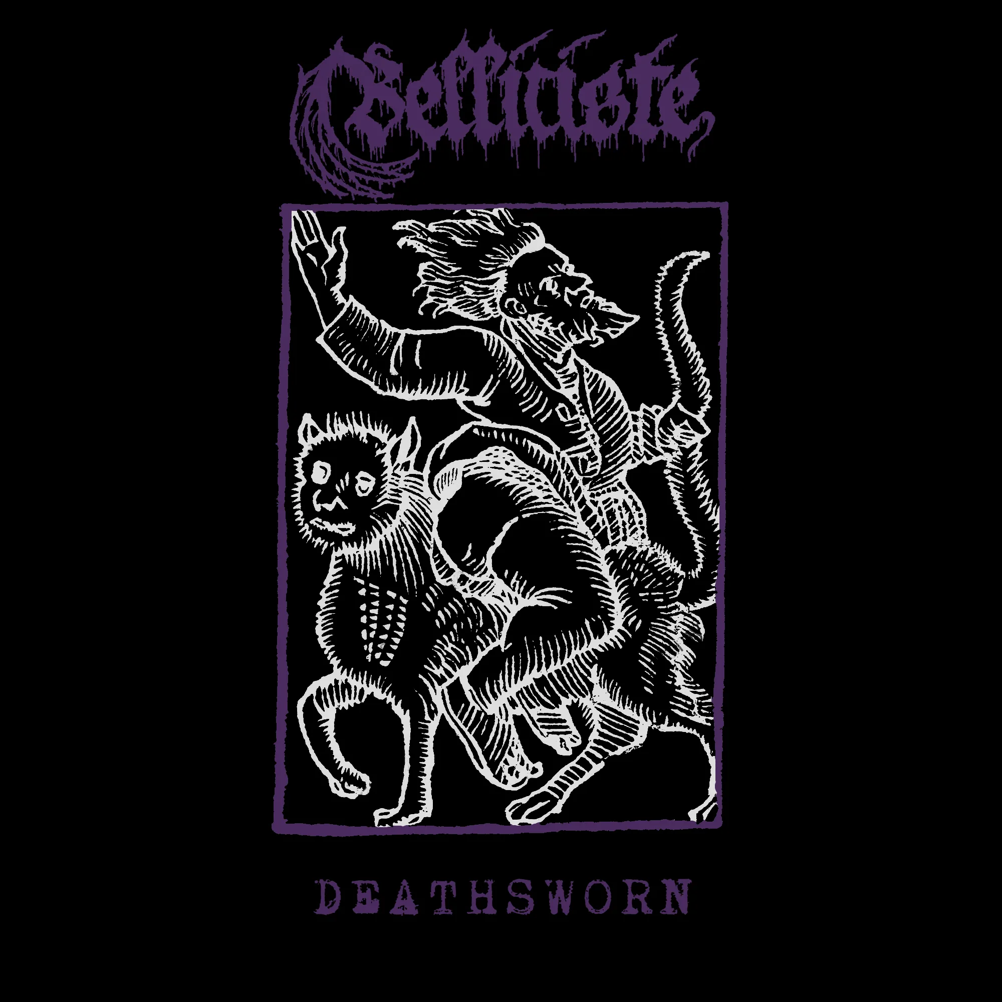 Official album cover art for the release Deathsworn by Belliciste