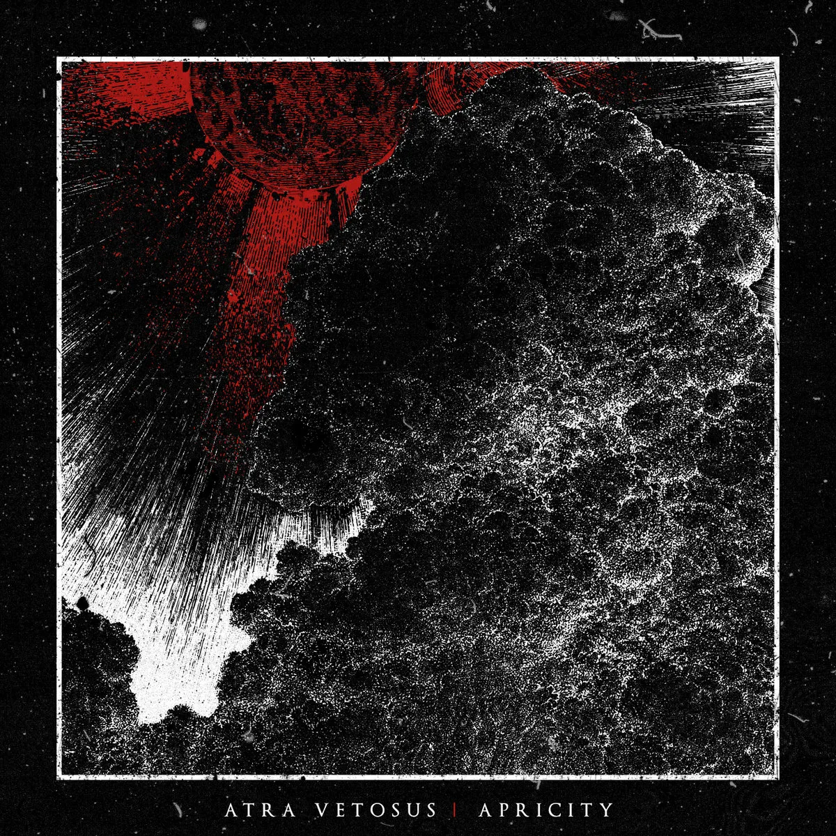 Official album cover art for the release Apricity by Atra Vetosus