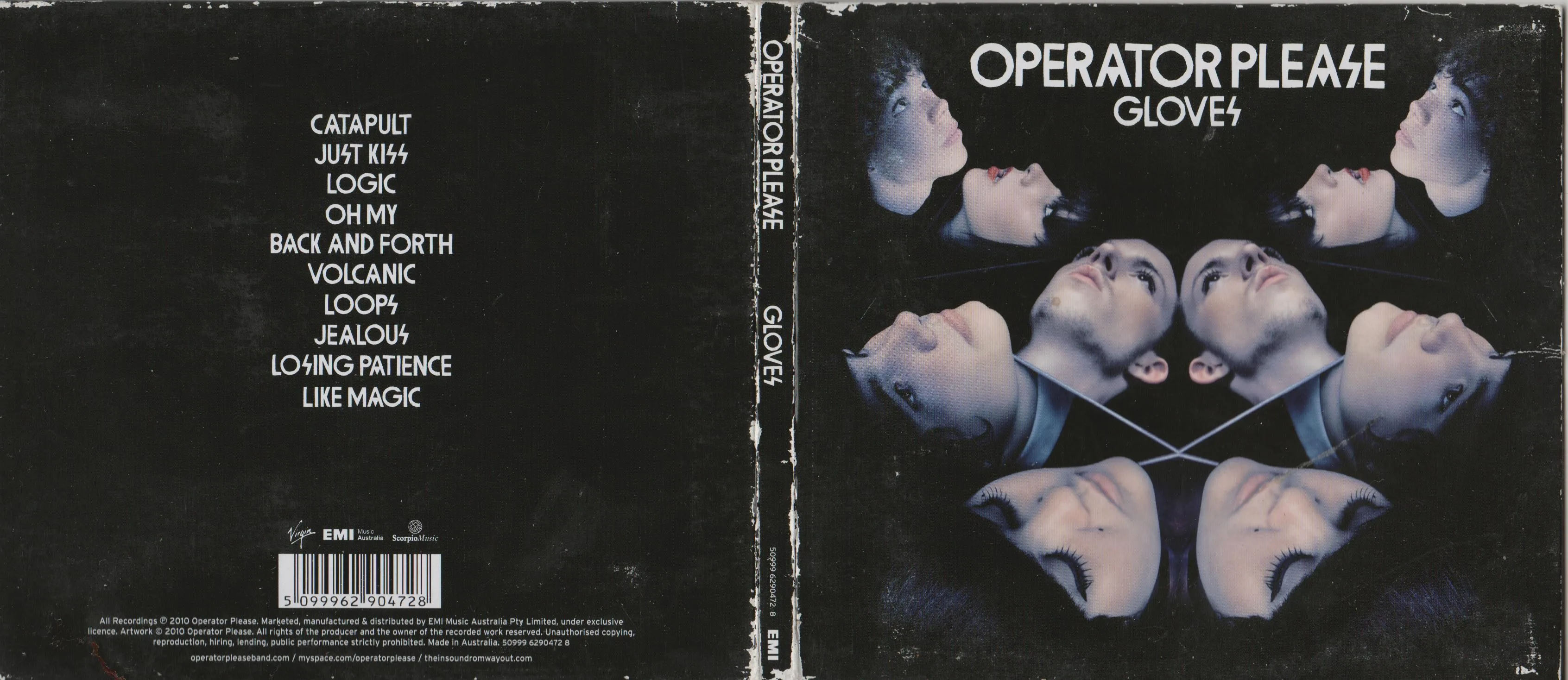 Official album cover art for the release Gloves by Operator Please