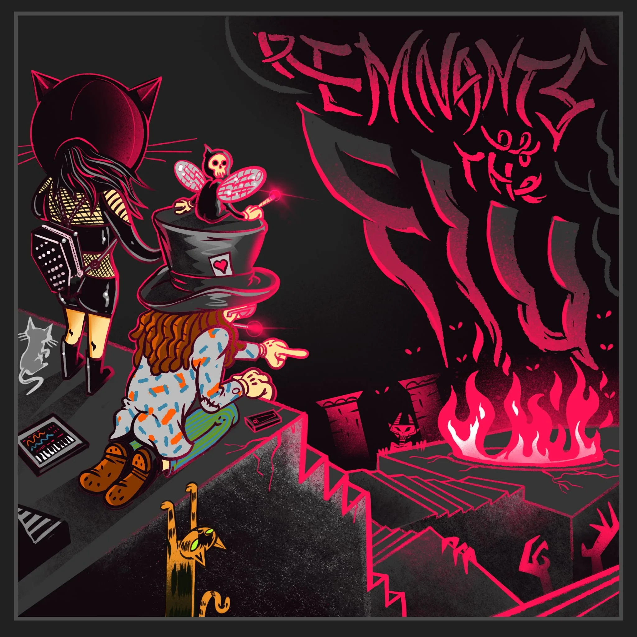 Official album cover art for the release stairway to Hell by Hilt