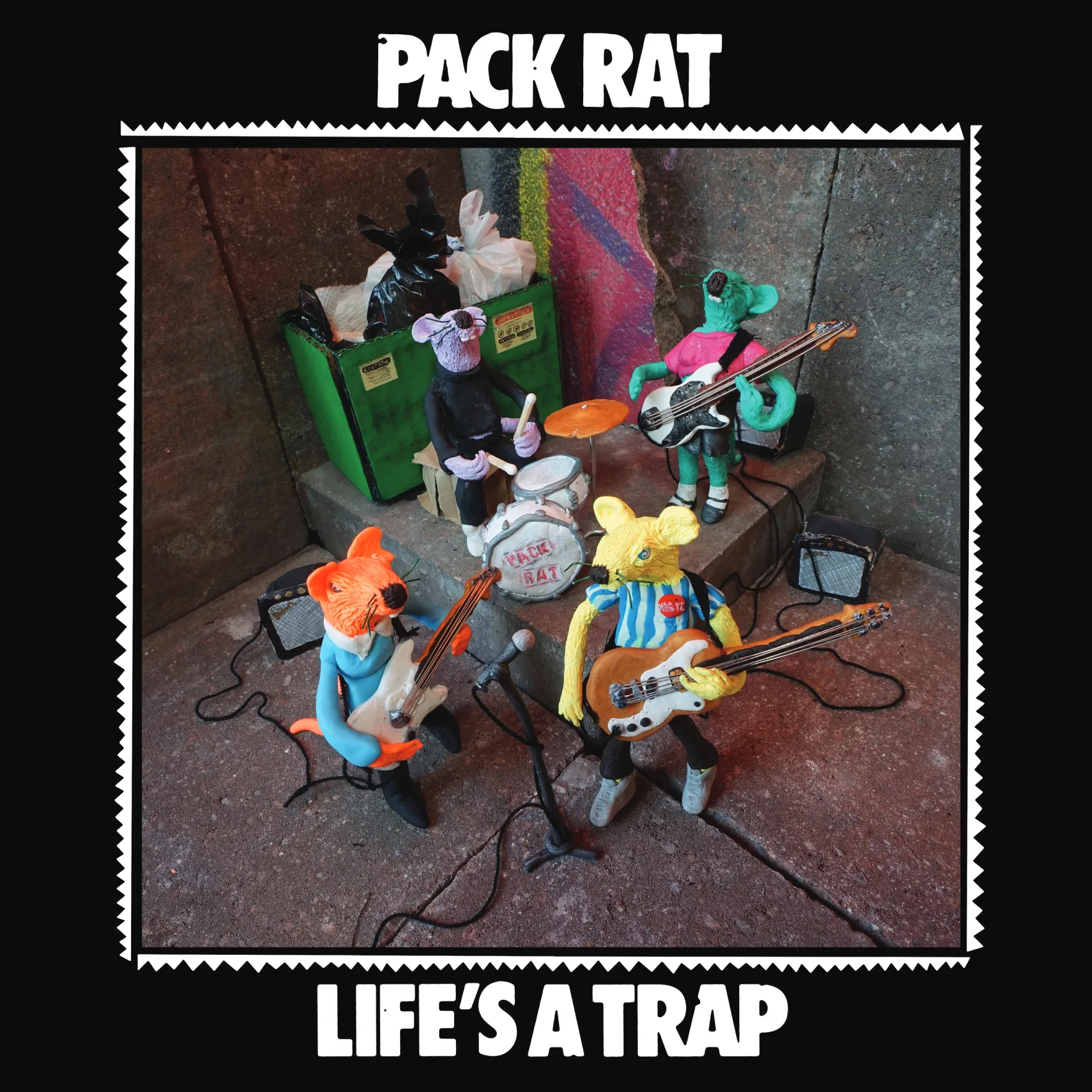 Official album cover art for the release Life’s A Trap by Pack Rat