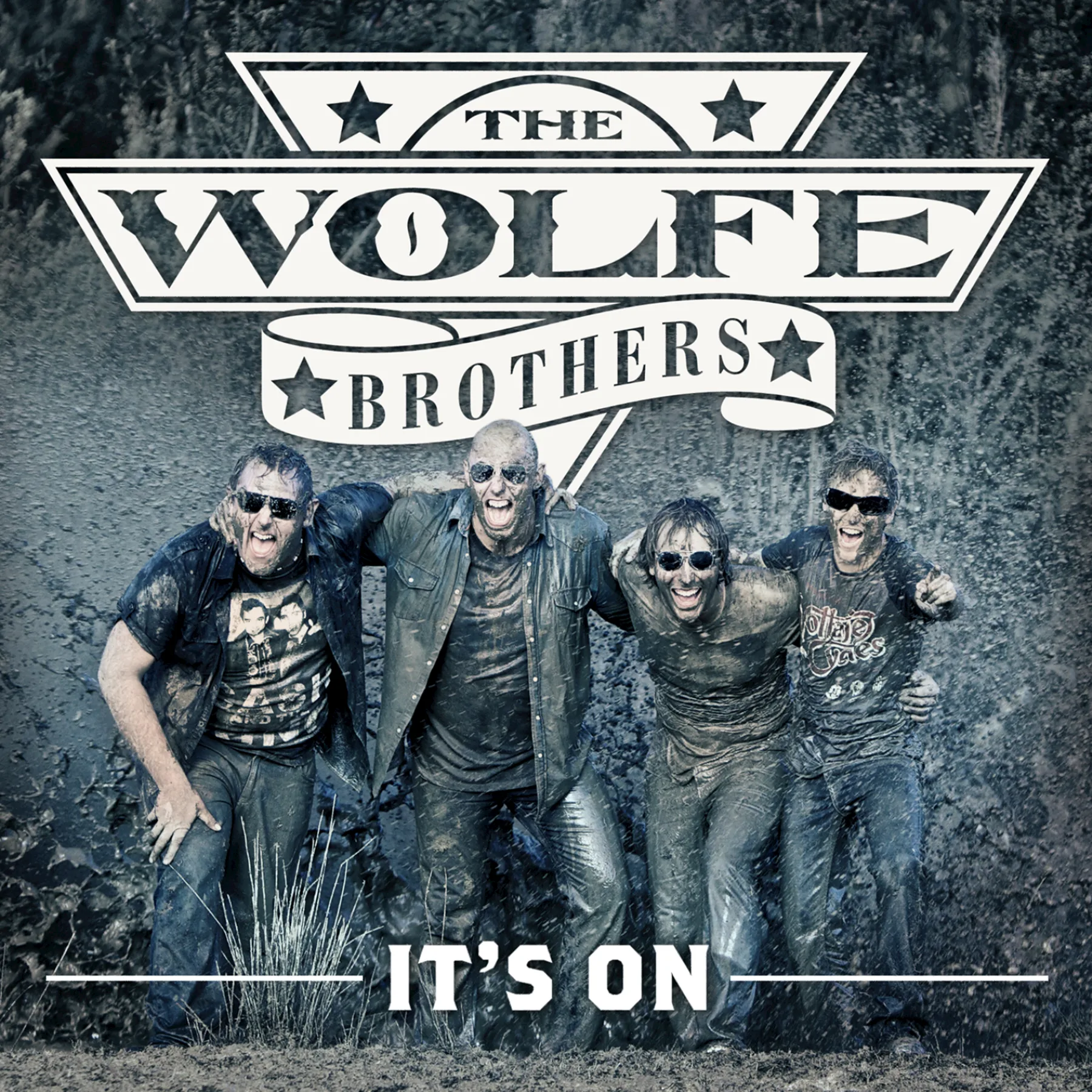 Official album cover art for the release It's On by The Wolfe Brothers