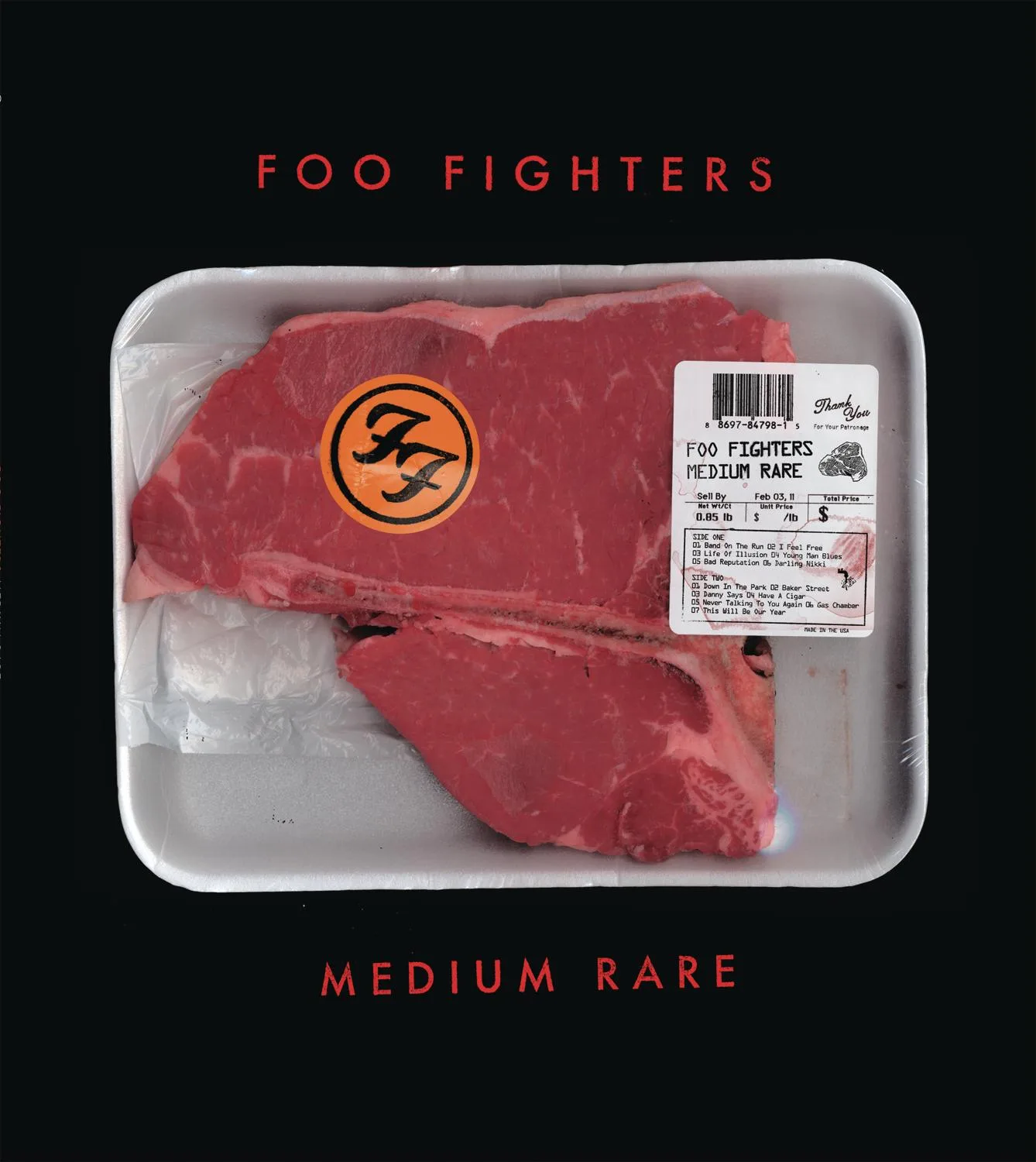 Never Talking to You Again song track artwork featured on the album Medium Rare by Foo Fighters