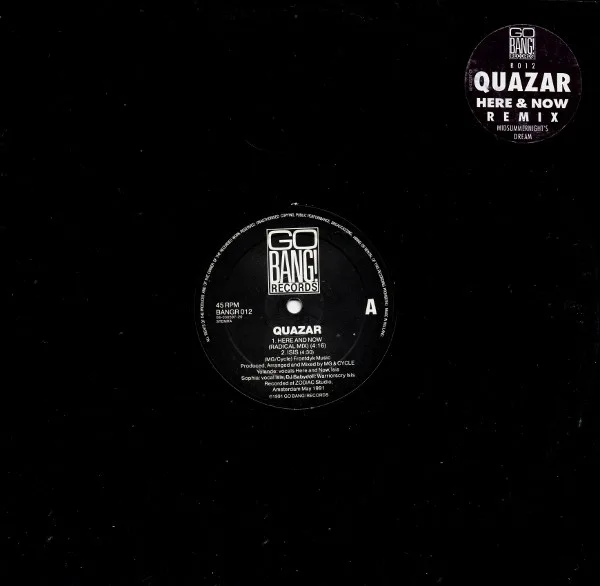 Official album cover art for the release Here & Now (Remix) / Midsummernight's Dream by Quazar