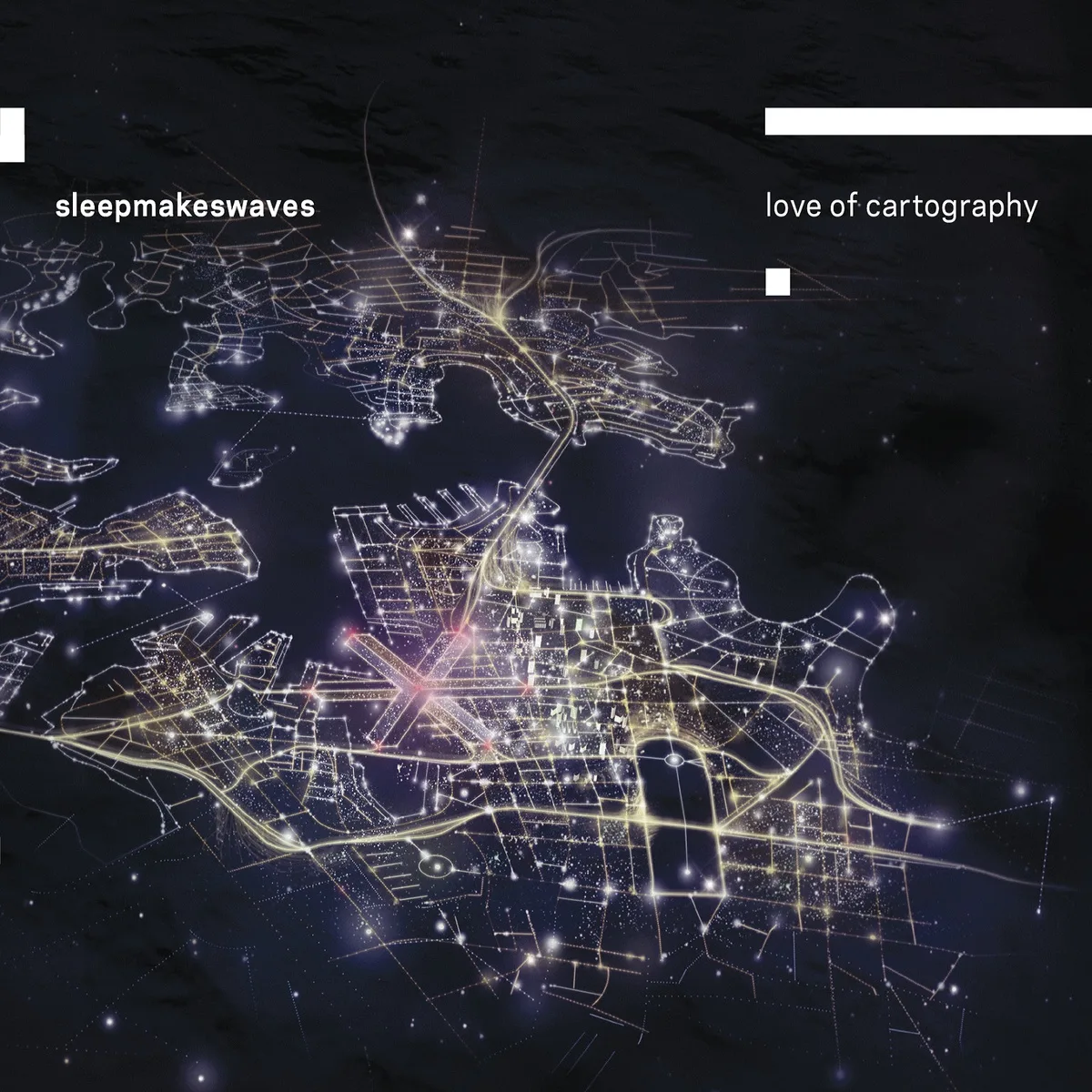 Official album cover art for the release love of cartography by sleepmakeswaves