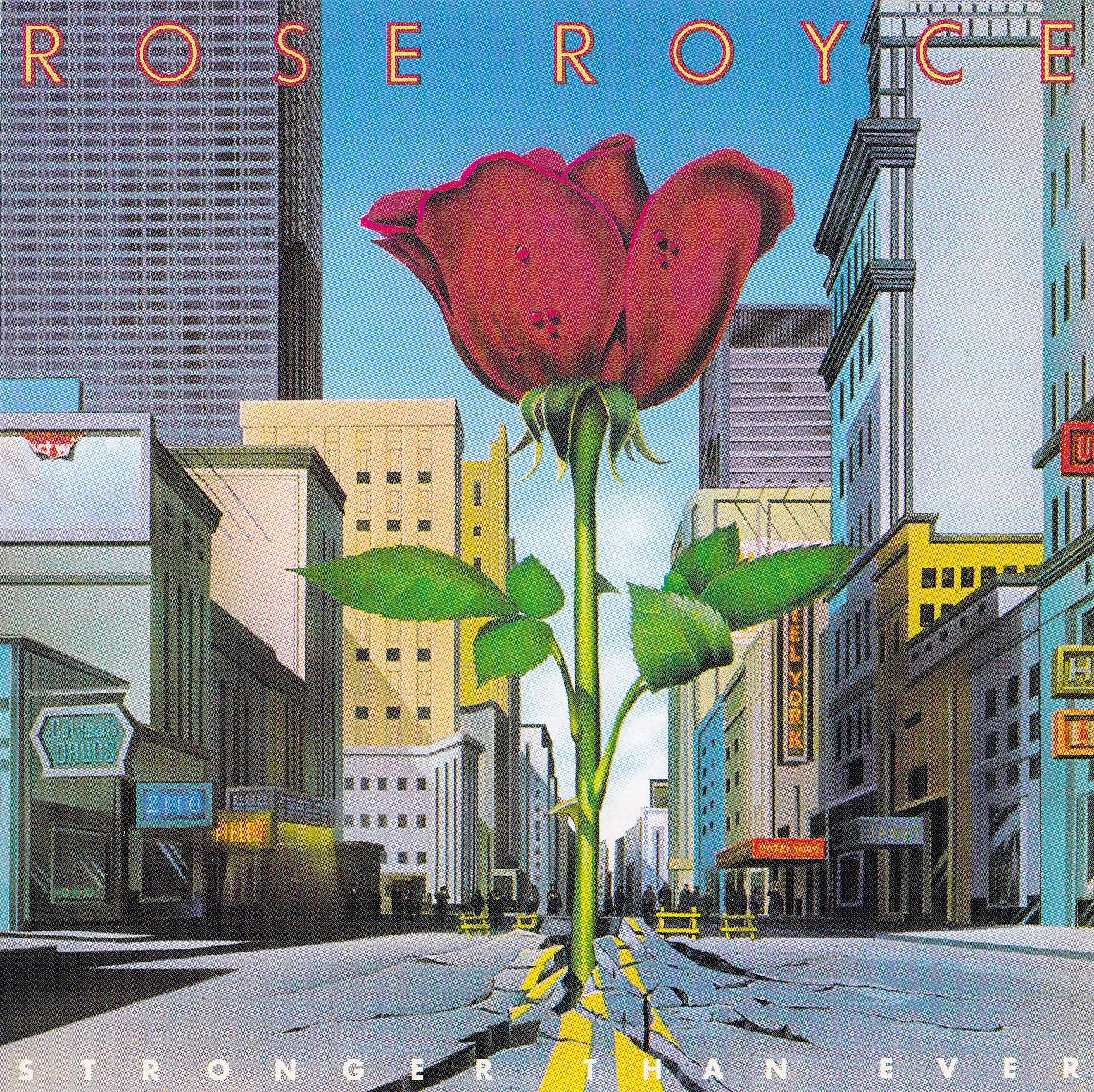 Official album cover art for the release Stronger Than Ever by Rose Royce