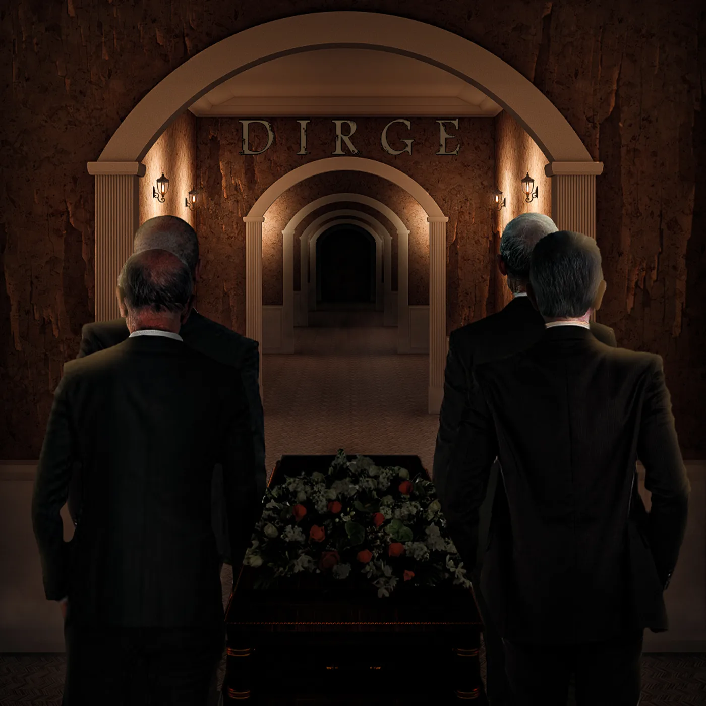 Official album cover art for the release Dirge by Scorched Vatika
