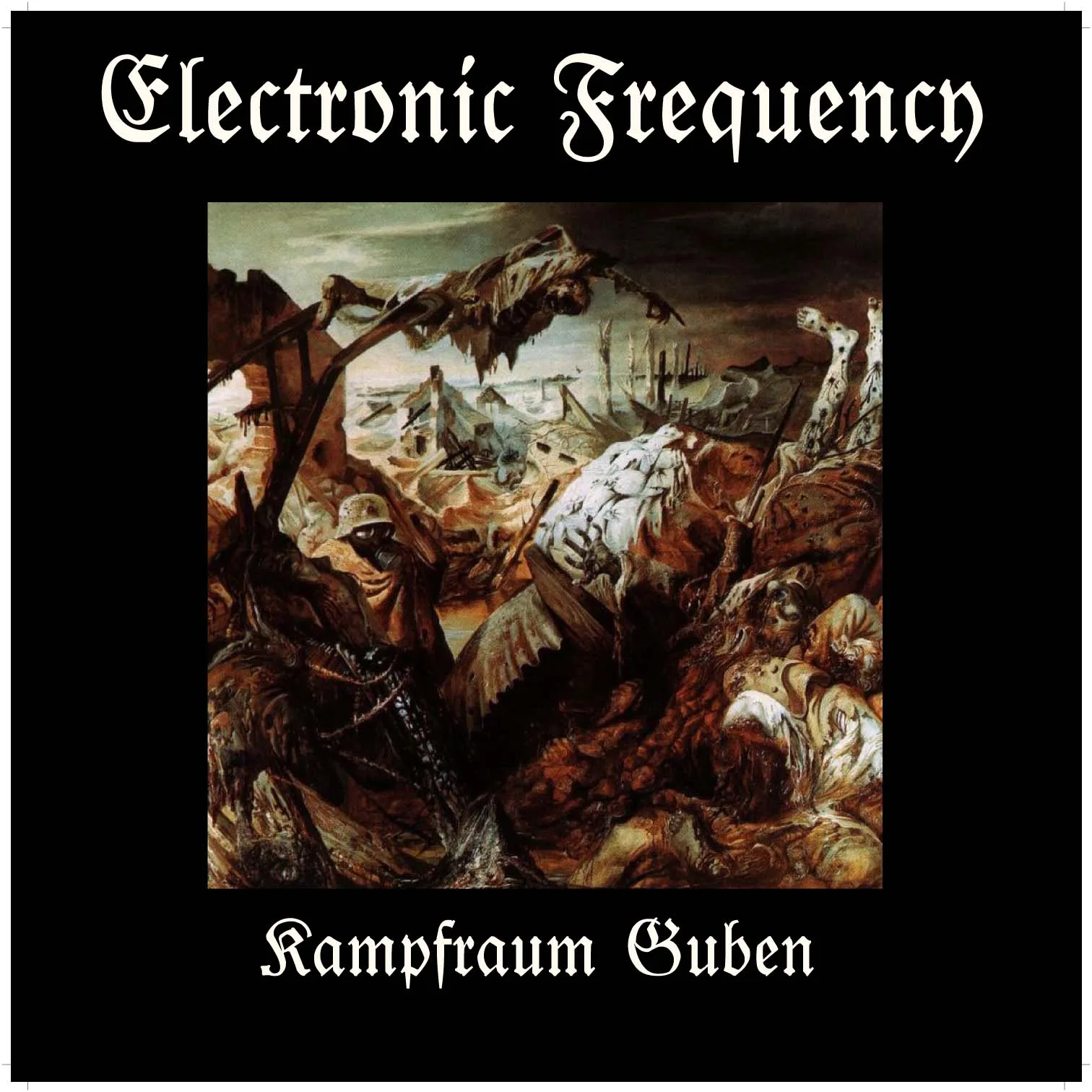 Official album cover art for the release Kampfraum Guben by Electronic Frequency