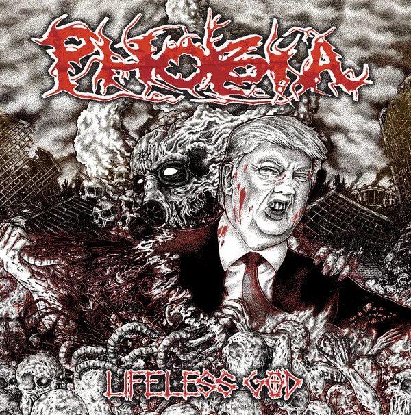 Official album cover artwork for Lifeless God by Phobia