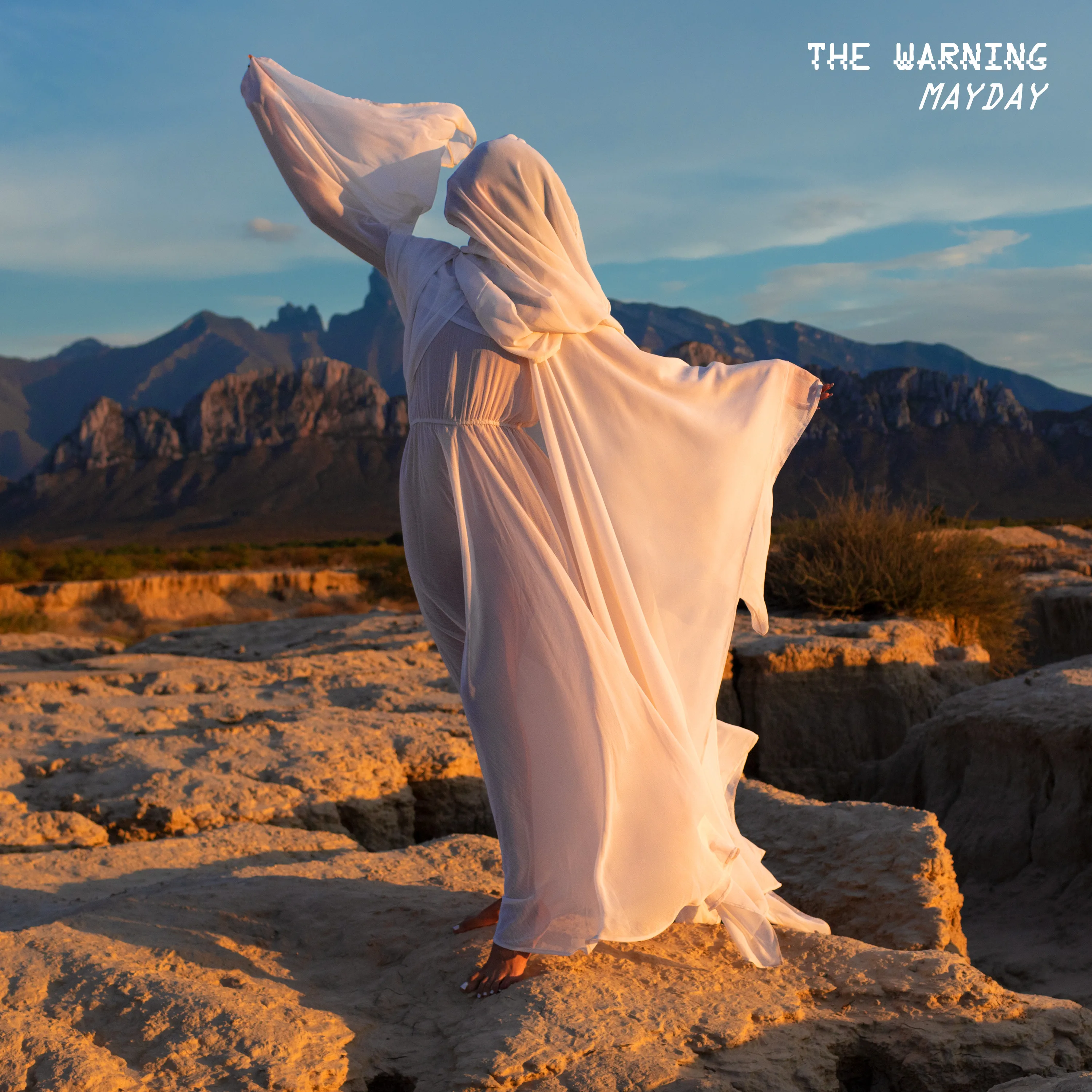 Official album cover art for the release MAYDAY by The Warning
