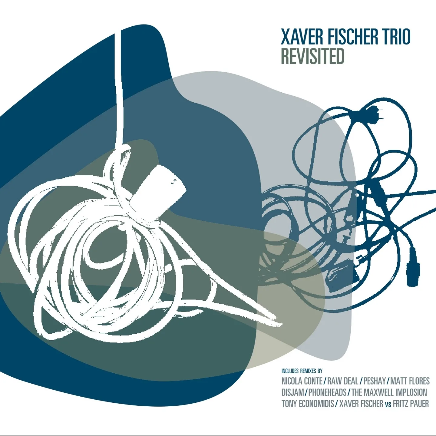 Official album cover art for the release Revisited by Xaver Fischer Trio