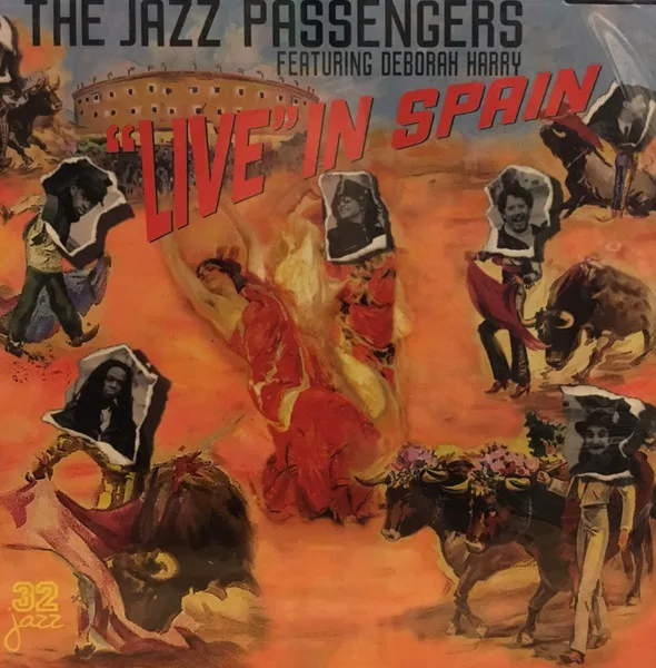 Official album cover artwork for "Live" in Spain by The Jazz Passengers
