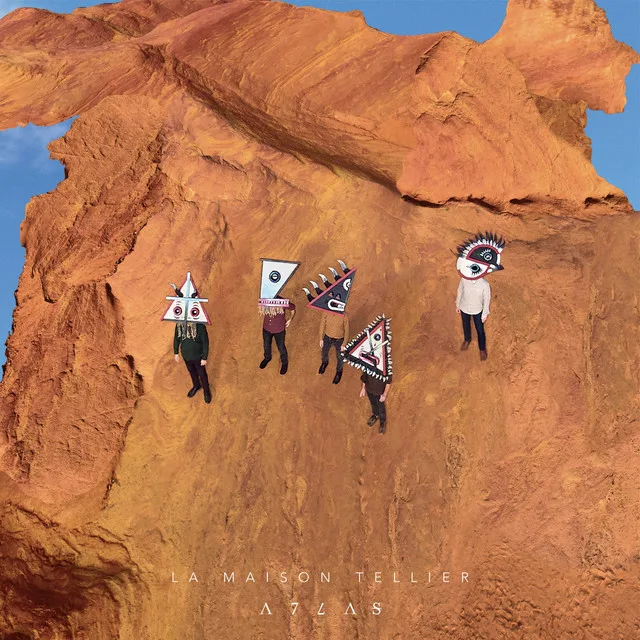 Official album cover art for the release Atlas by La Maison Tellier