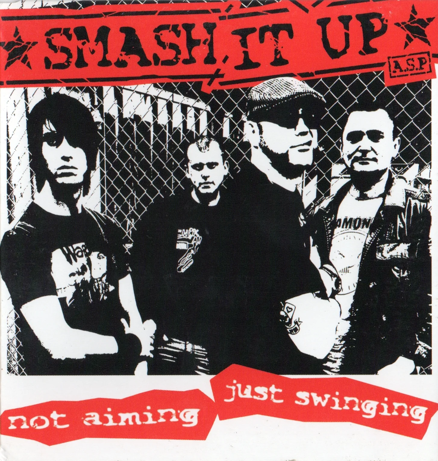 Official album cover art for the release Not Aiming Just Swinging by Smash It Up