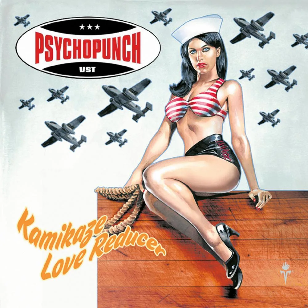 Official album cover art for the release Kamikaze Love Reducer by Psychopunch