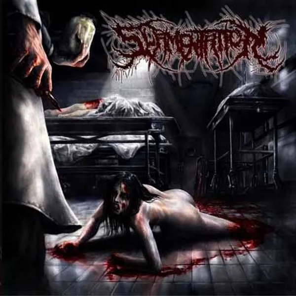 Official album cover art for the release Crawling Through the Morgue by Slamentation