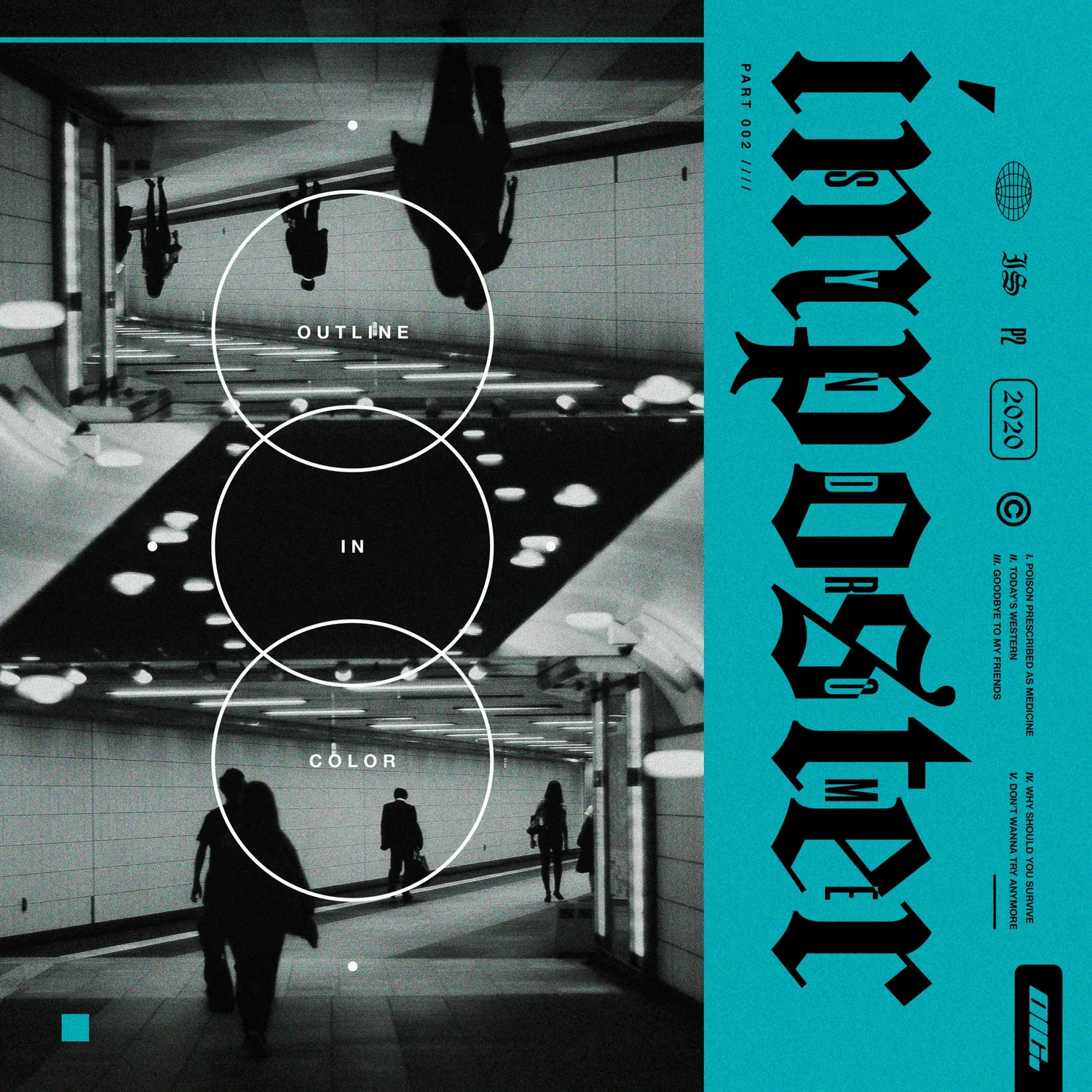 Official album cover art for the release Imposter Syndrome, Pt. 2 by Outline in Color