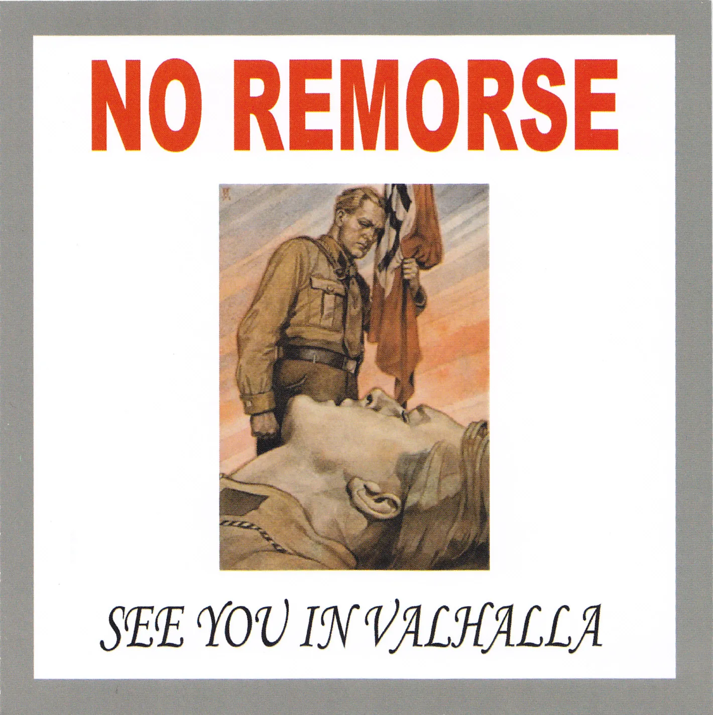 Official album cover art for the release See You in Valhalla by No Remorse