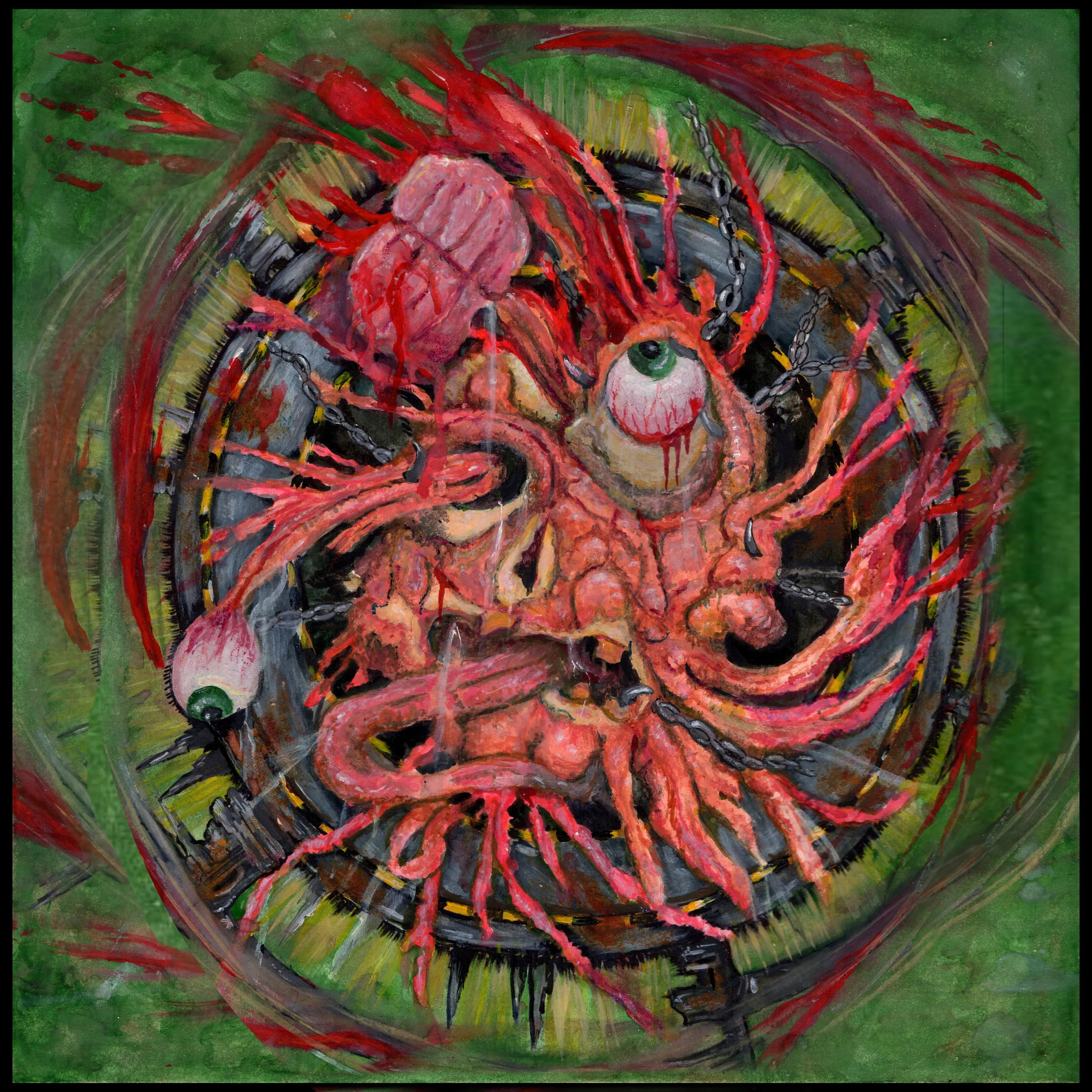 Official album cover art for the release Harsh Demonstration... by Sonic Poison