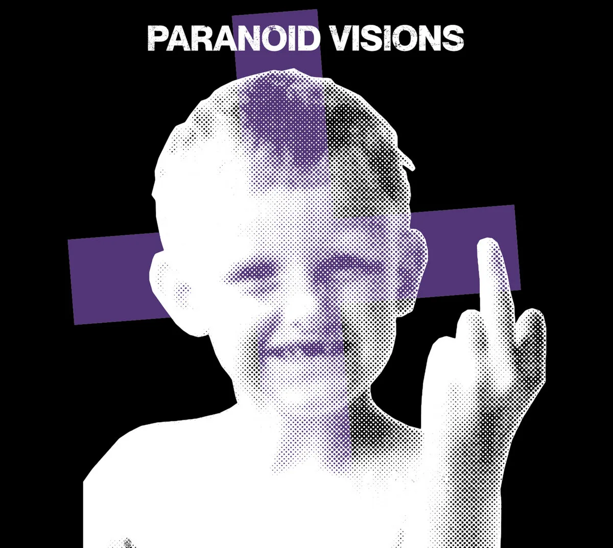 Official album cover art for the release Forty Years and Still Not Tame by Paranoid Visions