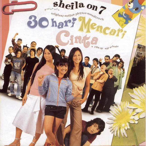 Official album cover art for the release 30 Hari Mencari Cinta by Sheila on 7